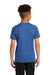 Sport-Tek YST460 Youth Digi Camo Moisture Wicking Short Sleeve Crewneck T-Shirt Royal Blue Model Back