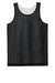 Sport-Tek YST5000 Youth Moisture Wicking Reversible Mesh Tank Top Black/White Flat Front