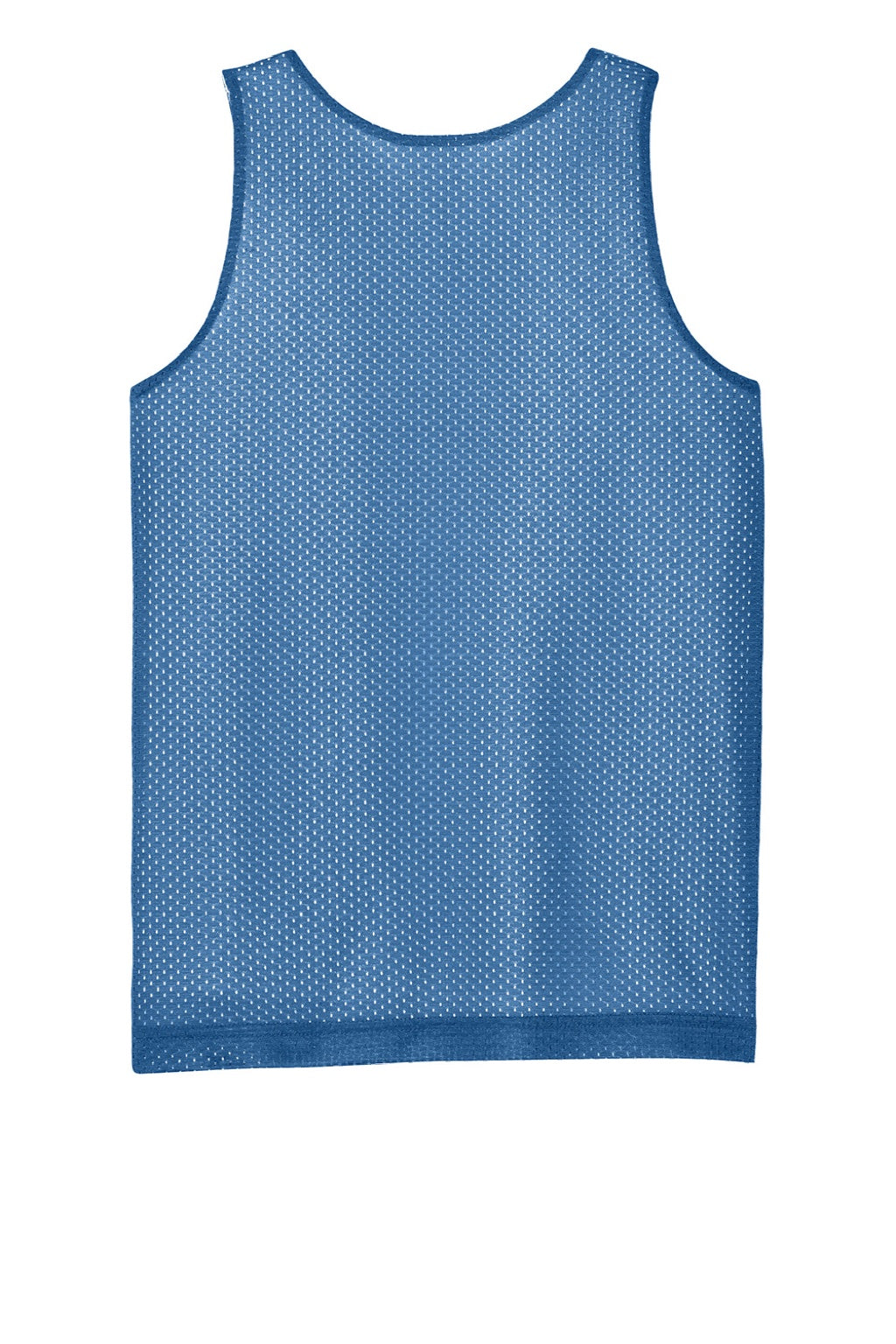 Sport-Tek YST5000 Youth Moisture Wicking Reversible Mesh Tank Top Carolina Blue/White Flat Back