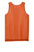 Sport-Tek YST5000 Youth Moisture Wicking Reversible Mesh Tank Top Deep Orange/White Flat Back