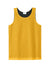 Sport-Tek YST5000 Youth Moisture Wicking Reversible Mesh Tank Top Gold/Black Flat Front