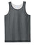Sport-Tek YST5000 Youth Moisture Wicking Reversible Mesh Tank Top Iron Grey/White Flat Front