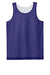 Sport-Tek YST5000 Youth Moisture Wicking Reversible Mesh Tank Top Purple/White Flat Front