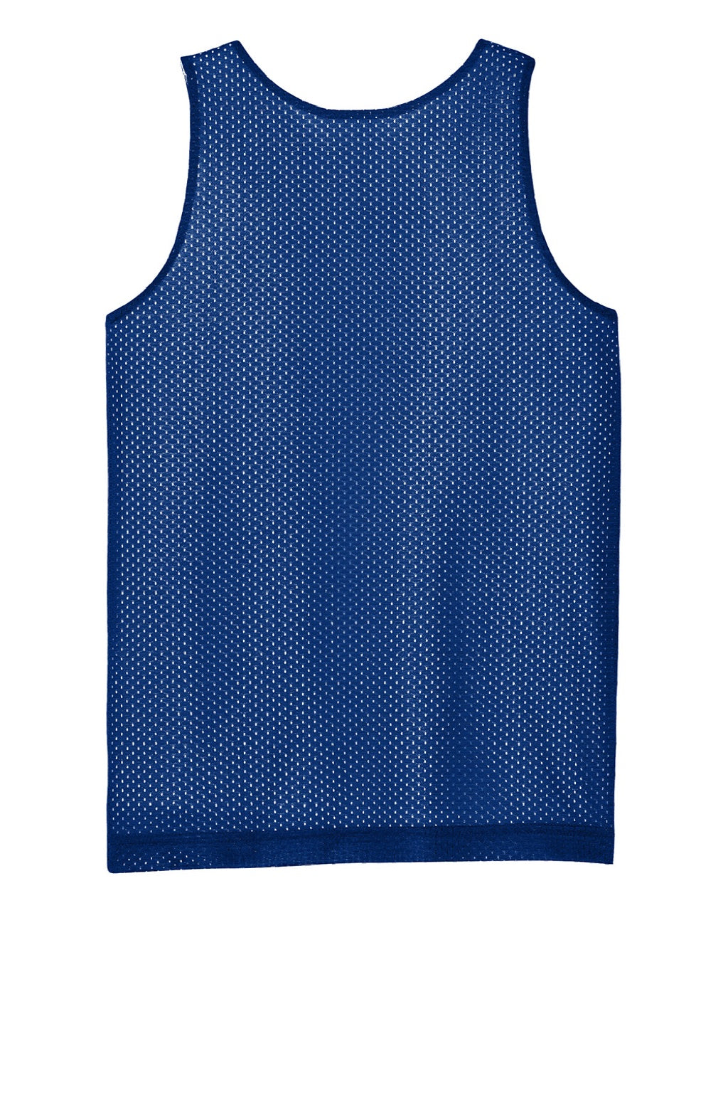 Sport-Tek YST5000 Youth Moisture Wicking Reversible Mesh Tank Top True Royal Blue/White Flat Back