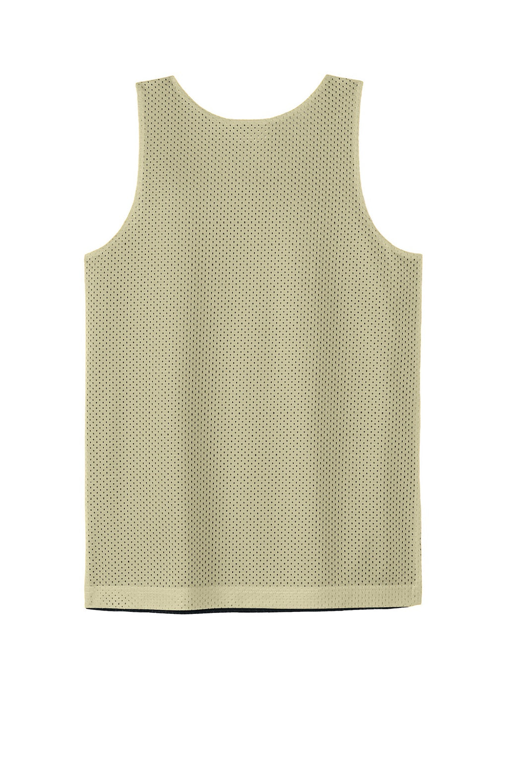 Sport-Tek YST5000 Youth Moisture Wicking Reversible Mesh Tank Top Vegas Gold/Black Flat Back
