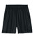 Sport-Tek YST5100 Youth Moisture Wicking Mesh Athletic Shorts Black Flat Front