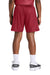 Sport-Tek YST5100 Youth Moisture Wicking Mesh Athletic Shorts Deep Red Model Back