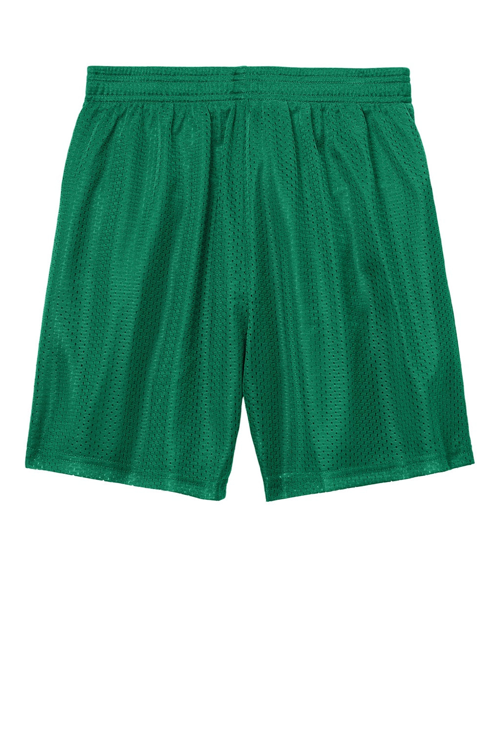 Sport-Tek YST5100 Youth Moisture Wicking Mesh Athletic Shorts Kelly Green Flat Back