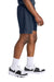 Sport-Tek YST5100 Youth Moisture Wicking Mesh Athletic Shorts True Navy Blue Model Side