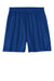 Sport-Tek YST5100 Youth Moisture Wicking Mesh Athletic Shorts True Royal Blue Flat Front
