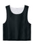 Sport-Tek YST512 Youth Reversible Lacrosse Pinnie Tank Top Black/White Flat Front