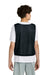 Sport-Tek YST512 Youth Reversible Lacrosse Pinnie Tank Top Black/White Model Back
