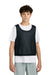 Sport-Tek YST512 Youth Reversible Lacrosse Pinnie Tank Top Black/White Model Front