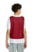 Sport-Tek YST512 Youth Reversible Lacrosse Pinnie Tank Top Deep Red/White Model Back