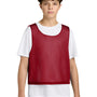 Sport-Tek Youth Reversible Lacrosse Pinnie Tank Top - Deep Red/White - NEW