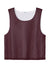 Sport-Tek YST512 Youth Reversible Lacrosse Pinnie Tank Top Maroon/White Flat Front