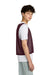 Sport-Tek YST512 Youth Reversible Lacrosse Pinnie Tank Top Maroon/White Model Side