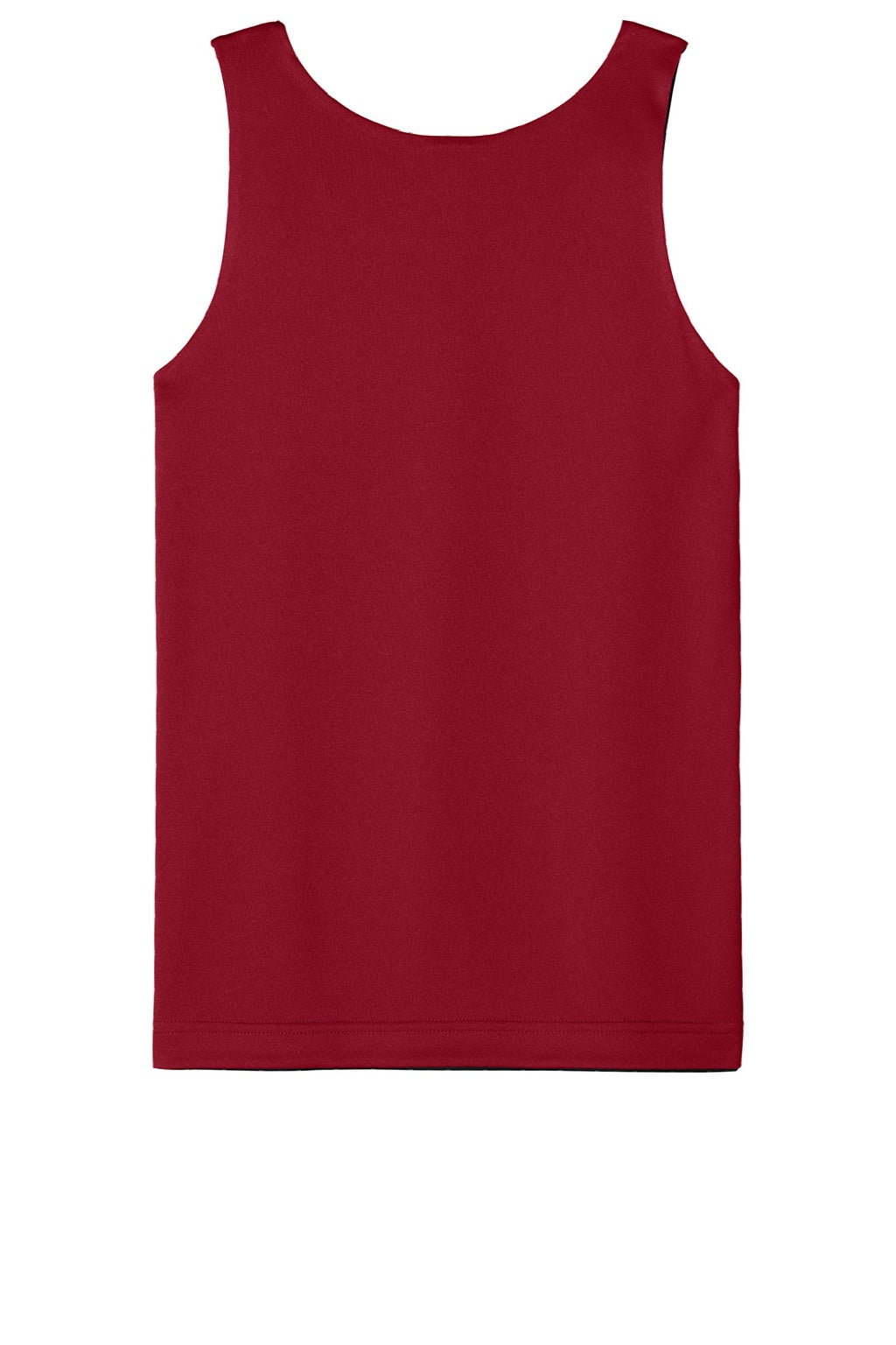 Sport-Tek YST551 Youth Moisture Wicking Competitor Rev Tank Top Deep Red/Black Flat Back