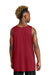Sport-Tek YST551 Youth Moisture Wicking Competitor Rev Tank Top Deep Red/Black Model Back