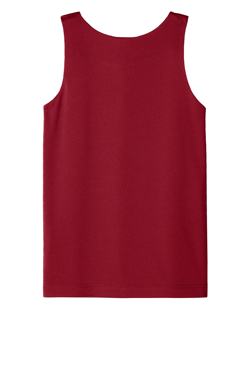Sport-Tek YST551 Youth Moisture Wicking Competitor Rev Tank Top Deep Red/White Flat Back