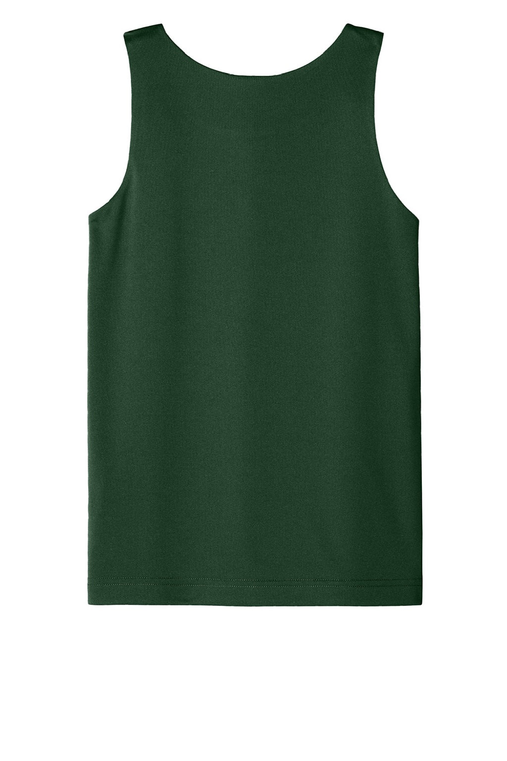 Sport-Tek YST551 Youth Moisture Wicking Competitor Rev Tank Top Forest Green/White Flat Back