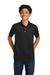 Sport-Tek YST740 Youth Moisture Wicking Micropique Short Sleeve Polo Shirt Black Model 3q