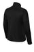 Sport-Tek YST800 Youth Moisture Wicking Travel Full Zip Jacket Black Flat Back