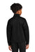 Sport-Tek YST800 Youth Moisture Wicking Travel Full Zip Jacket Black Model Back