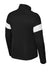 Sport-Tek YST800 Youth Moisture Wicking Travel Full Zip Jacket Black/White Flat Back