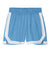 Sport-Tek YST901 Youth Rival Moisture Wicking Basketball Shorts Carolina Blue/White Flat Front