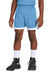 Sport-Tek YST901 Youth Rival Moisture Wicking Basketball Shorts Carolina Blue/White Model Front
