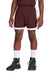 Sport-Tek YST901 Youth Rival Moisture Wicking Basketball Shorts Maroon/White Model Front