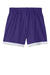 Sport-Tek YST901 Youth Rival Moisture Wicking Basketball Shorts Purple/White Flat Back