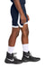 Sport-Tek YST901 Youth Rival Moisture Wicking Basketball Shorts True Navy Blue/White Model Side