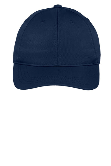 Sport-Tek Hats YSTC10 Youth Dry Zone Moisture Wicking Adjustable Hat True Navy Blue Flat Front