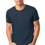 Alternative Mens Go To Jersey Short Sleeve Crewneck T-Shirt - Heather Midnight Navy Blue