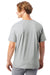 Alternative AA1070/1070 Mens Go To Jersey Short Sleeve Crewneck T-Shirt Light Grey Model Back