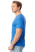 Alternative AA1070/1070 Mens Go To Jersey Short Sleeve Crewneck T-Shirt Royal Blue Model Side
