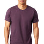 Alternative Mens Go To Jersey Short Sleeve Crewneck T-Shirt - Dark Purple