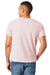 Alternative AA1070/1070 Mens Go To Jersey Short Sleeve Crewneck T-Shirt Faded Pink Model Back