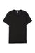 Alternative AA1070/1070 Mens Go To Jersey Short Sleeve Crewneck T-Shirt Heather Black Flat Front