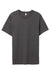 Alternative AA1070/1070 Mens Go To Jersey Short Sleeve Crewneck T-Shirt Heather Dark Grey Flat Front
