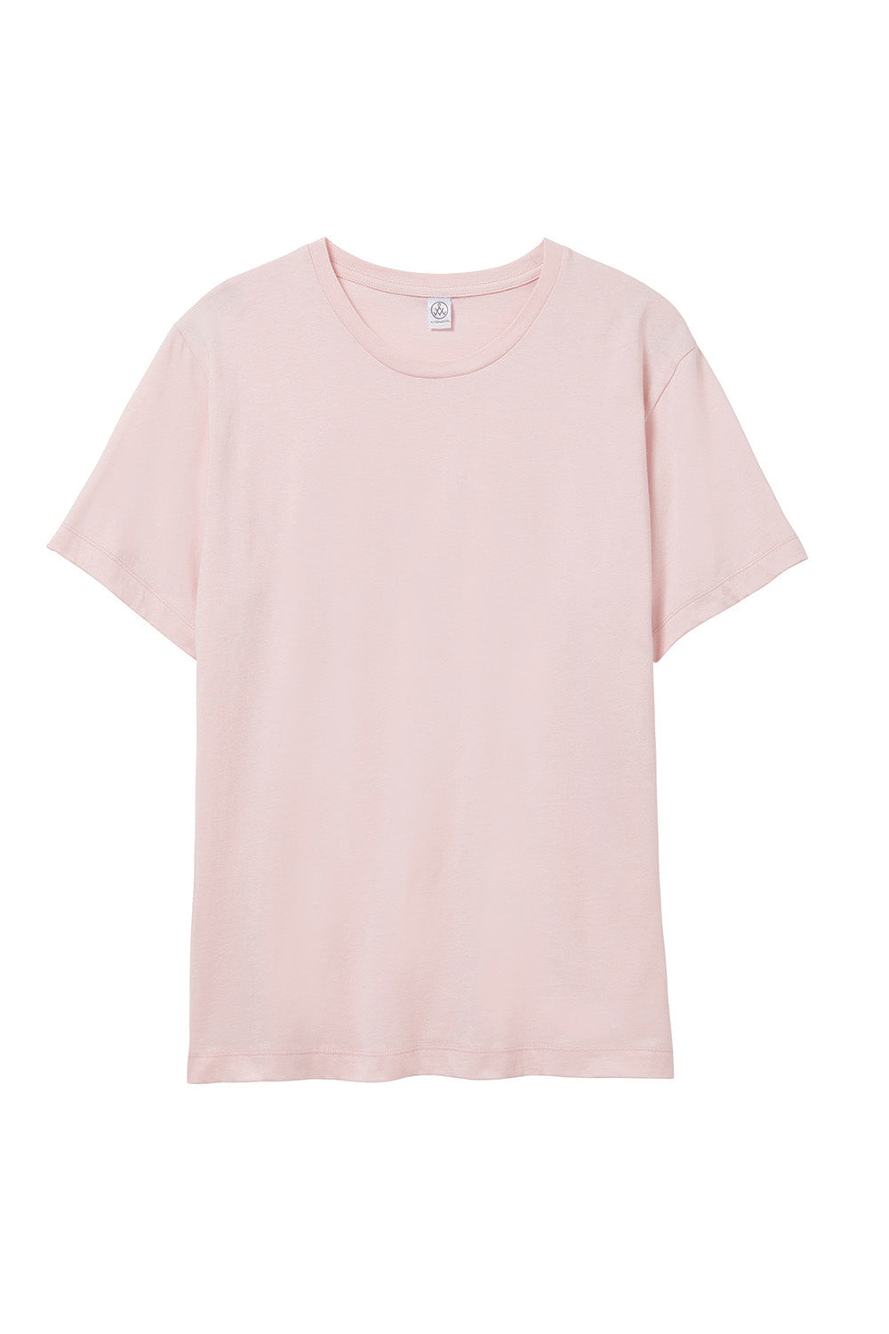 Alternative AA1070/1070 Mens Go To Jersey Short Sleeve Crewneck T-Shirt Faded Pink Flat Front