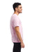 Alternative AA1070/1070 Mens Go To Jersey Short Sleeve Crewneck T-Shirt Highlighter Pink Model Side