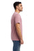 Alternative AA1070/1070 Mens Go To Jersey Short Sleeve Crewneck T-Shirt Whiskey Rose Model Side