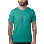 Alternative Mens Go To Jersey Short Sleeve Crewneck T-Shirt - Aqua Tonic Green