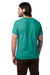 Alternative AA1070/1070 Mens Go To Jersey Short Sleeve Crewneck T-Shirt Aqua Tonic Green Model Back