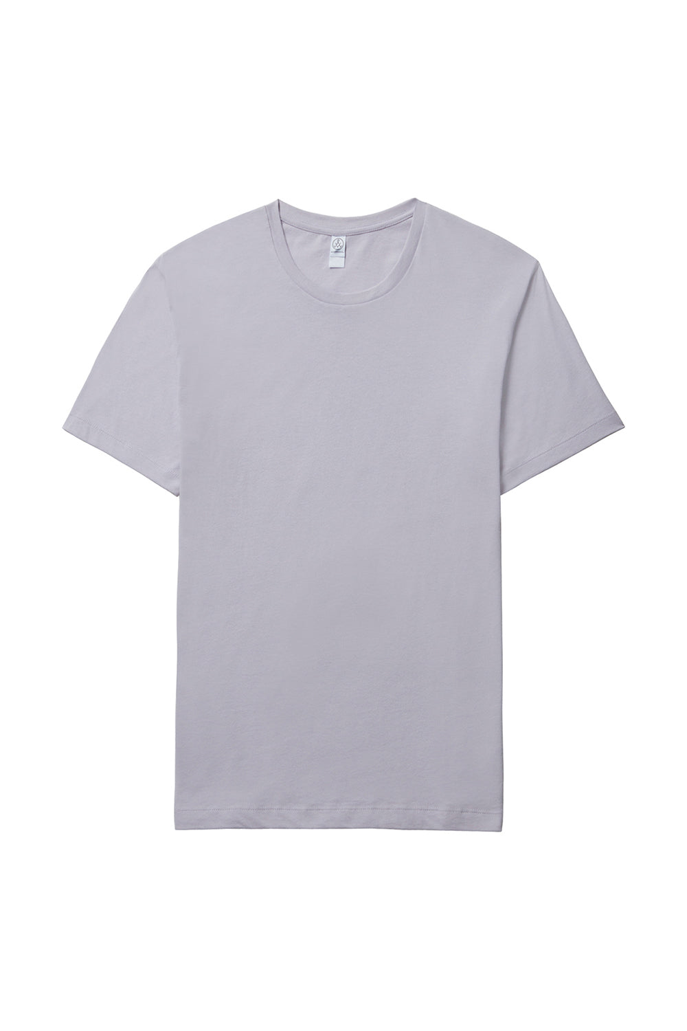 Alternative AA1070/1070 Mens Go To Jersey Short Sleeve Crewneck T-Shirt Lilac Purple Mist Flat Front