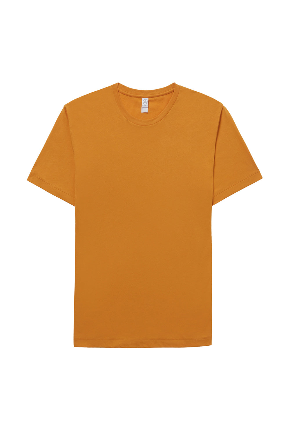 Alternative AA1070/1070 Mens Go To Jersey Short Sleeve Crewneck T-Shirt Stay Gold Flat Front