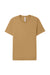 Alternative AA1070/1070 Mens Go To Jersey Short Sleeve Crewneck T-Shirt Sepia Brown Flat Front